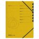 Art.-Nr. 336960<br>HERLITZ Ordnungsmappe Quality DIN A4 7 Fächer Karton gelb