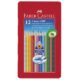Art.-Nr.337081<br>FABER CASTELL Buntstifte Colour Grip 12 Stück im Metalletui