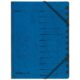 Art.-Nr. 337297<br>HERLITZ Ordnungsmappe Quality DIN A4 12 Fächer Karton blau