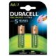 Art.-Nr.337355<br>DURACELL Batterie Ultra wiederaufladbar AA 2 Stück
