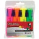 Art.-Nr. 337458<br>OPTIMA Textmarker 506 mit Keilspitze 1-5 mm 4 Stück mehrere Farben