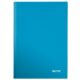 Art.-Nr. 337824<br>LEITZ Notizbuch WOW A4 80 Blatt kariert blau