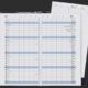 Art.-Nr. 337990<br>Planer Classic Plan 827 32 Seiten 1 Monat/2 Seiten 87 x 153 cm für 2023