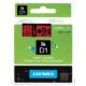 Art.-Nr. 338118<br>DYMO Beschriftungsband 40917 9 mm x 7 m rot/schwarz