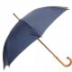 Art.-Nr. 338204<br>ZEUS Regenschirm Classic mit Holzgriff 105 cm dunkelblau