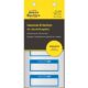Art.-Nr.338496<br>AVERY ZWECKFORM Inventaretiketten 6906 50 Stück silber/blau