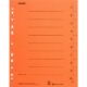Art.-Nr. 338643<br>PAGRO Trennblätter 100 Stück A4 orange