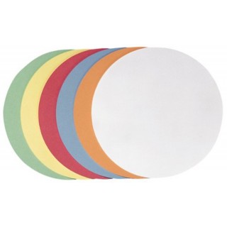 Art.-Nr. 338659<br>FRANKEN Moderationskarten Kreis 9,5 cm sortiert 500 Stück