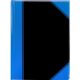 Art.-Nr. 338716<br>TIPTOPOFFICE Chinabuch A4 96 Blatt 60 g/m² liniert schwarz/blau