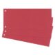 Art.-Nr. 338724<br>Trennstreifen 100 Stück 24 x 10,5 cm rot