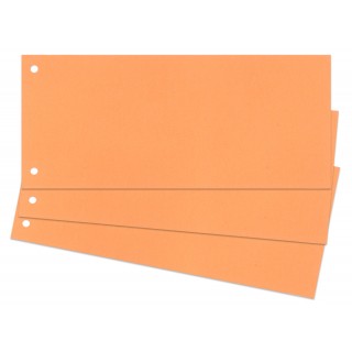 Art.-Nr. 338726<br>Trennstreifen 100 Stück 24 x 10,5 cm orange