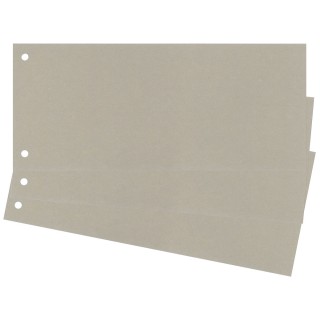 Art.-Nr. 338727<br>Trennstreifen 100 Stück 24 x 10,5 cm grau
