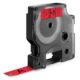 Art.-Nr. 339404<br>DYMO Beschriftungsband 45017 12 x 7 mm schwarz auf rot
