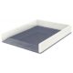 Art.-Nr.339424<br>LEITZ Briefkorb 5361 WOW Duo A4 weiß/grau metallic