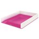Art.-Nr.339425<br>LEITZ Briefkorb 5361 WOW Duo A4 weiß/pink metallic