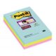 Art.-Nr.339512<br>POST-IT Haftnotiz 4690-MIA Super Sticky XL 3 Blöcke liniert mehrere Farben