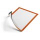 Art.-Nr.339630<br>DURABLE Info-Rahmen 4869 Duraframe magnetic 5 Stück A4 orange