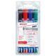 Art.-Nr.340266<br>EDDING Flipchartmarker 383 4 Stück Keilspitze 1-5 mm mehrere Farben