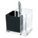 Art.-Nr. 340773<br>WEDO Schreibtischbutler 606001 Acryl Exklusiv glasklar/schwarz