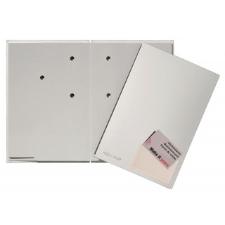 Art.-Nr. 340810<br>PAGNA Unterschriftsmappe 24205 A4 20 Fächer silber