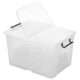 Art.-Nr.340828<br>CEP Aufbewahrungsbox HW686 65 Liter mit Deckel transparent