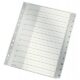 Art.-Nr.341421<br>LEITZ Register 1282 A4 überbreit PP 1-12 grau