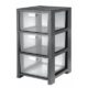 Art.-Nr.341796<br>CEP Schubladenbox mit 3 Schubladen transparent
