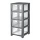 Art.-Nr.341797<br>CEP Schubladenbox mit 4 Schubladen transparent
