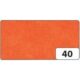 Art.-Nr. 342028<br>FOLIA Seidenpapier 91040 5 Bögen 50 x 70 cm orange