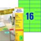 Art.-Nr. 342118<br>AVERY ZWECKFORM Organisationsetiketten 3454 1.600 Stück 105 x 37 mm grün
