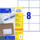 Art.-Nr. 342331<br>AVERY ZWECKFORM Universaletiketten ultragrip 3427-200 1.760 Stück 105x74 mm weiß