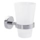 Art.-Nr. 342842<br>TESA Zahnbürstenhalter SMOOZ chrom/weiß