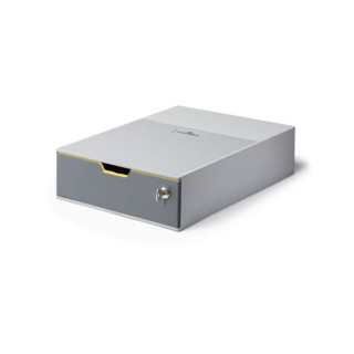 Art.-Nr. 342860<br>DURABLE Schubladenbox VARICOLOR® Safe 7601 1 Lade abschließbar grau