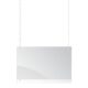 Art.-Nr. 343349<br>FRANKEN Schutzschild SPA6580 inkl. Kunststoff-Perlschnur 80 x 65 cm transparent