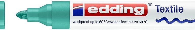 Art.-Nr. 343400<br>EDDING Textilmarker 4500 mit Rundspitze 2-3 mm blassgrün