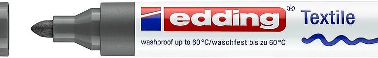 Art.-Nr. 343401<br>EDDING Textilmarker 4500 mit Rundspitze 2-3 mm grau