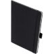 Art.-Nr. 343471<br>LEYKAM Notizbuch Denkzettel Tablet-Format 192 Blatt mit Elastikband kariert und perforiert 190 x 250 mm schwarz/schwarz