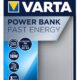 Art.-Nr. 343666<br>VARTA Powerbank Fast Energy 15.000 mAh silber