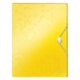 Art.-Nr. 343740<br>LEITZ Ablagebox WOW 4629 mit Gummiverschluss aus Polypropylen 250 x 30 x 330 mm gelb