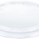 Art.-Nr. 343849<br>Deckel 50 Stück RPET flach 15 cm transparent