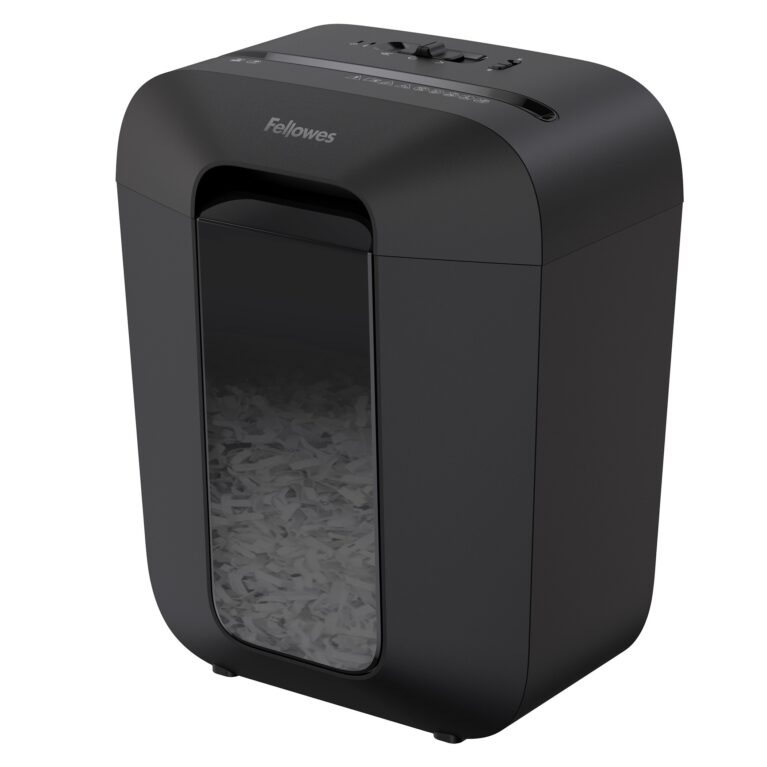 Art.-Nr. 344303<br>FELLOWES Aktenvernichter Powershred® LX45 4x37 mm Partikelschnitt schwarz