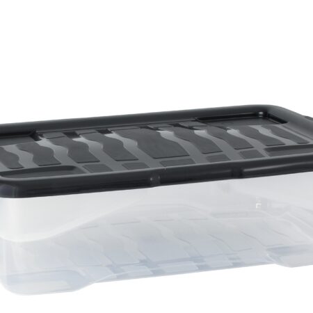 Art.-Nr. 344319<br>CEP Aufbewahrungsbox Curve 30 l mit Deckel transparent