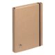Art.-Nr. 344325<br>PAGNA Sammelbox Pur DIN A4 mit Gummizug 40 mm naturbraun
