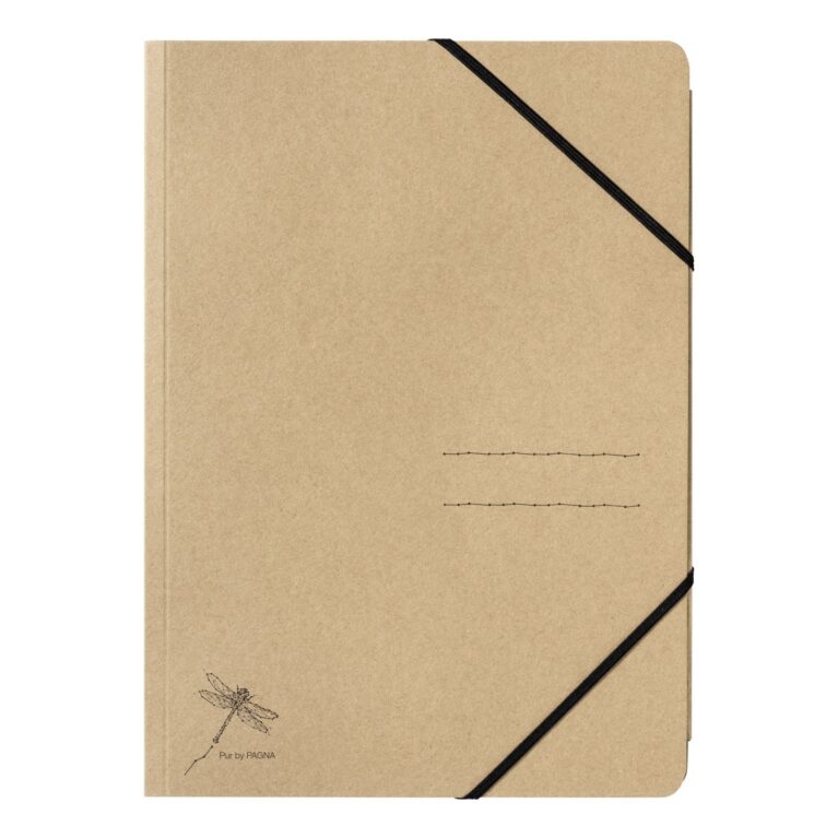 Art.-Nr. 344326<br>PAGNA Gummizugmappe Pur DIN A4 naturbraun