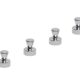 Art.-Nr. 344384<br>MAUL Neodym-Kegelmagnete 4 Stück 7 kg Ø 15 mm silber