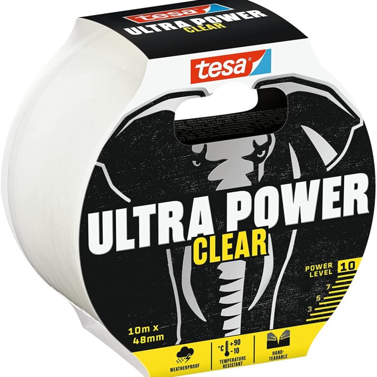 Art.-Nr. 344524<br>TESA Reparaturband Ultra Power Clear 1 Rolle 48 mm x 10 m transparent