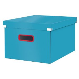 Art.-Nr. 344577<br>LEITZ Archivbox Click & Store Cosy DIN A4 mittel mit Deckel sanftes blau