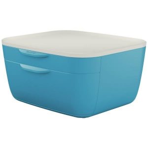 Art.-Nr. 344616<br>LEITZ Schubladenset Cosy mit 2 Schubladen sanftes blau