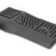 DIGITUS Ergonomische Tastatur kabellos 2,4GHz schwarz