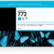 Art.-Nr. 914443<br>HP Tinte Nr. 772 (CN626A) 300 ml cyan